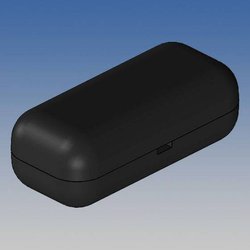 TEKO Small ABS pocket Scan posure, w tym skręcalne rury, bez kabli, snap-on cloing 68 x 31 x 24 mm Black RAL 9004 Obudowa uniwersalna TEKO 10006-L.9, (D x S x W) 68 x 31 x 24 mm, ABS, 1 szt.