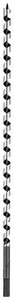 świder kwb Ø 20,0 mm 042420 (długość 460 mm, chwyt sześciokątny 10 mm, precyzyjnie szlifowany) kwb 42420 Wiertło śrubowe 20 mm Długość całkowita 460 mm  1 szt.