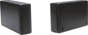 Obudowa uniwersalna Strapubox, ABS, czarny, (D x S x W) 100 x 60 x 25 mm, 1 szt.