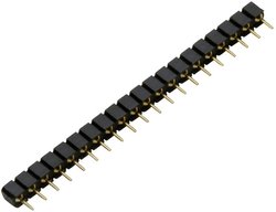 TRU COMPONENTS TC-2506404 Listwa złączy żeńskich (precyzyjna) 1 szt.