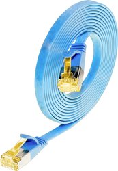kabel LAN Wirewin 9120042360120, 1 szt., RJ45, CAT 6a, U/FTP, 0.25 m, niebieski