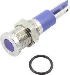 Lampka sygnalizacyjna LED TRU COMPONENTS TC-92106c27 1605967, 60 mcd, 12 V DC/AC, 8 mm