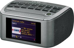 Radio internetowe Sangean RCR-11 WF DAB+, UKW, Internet  szary