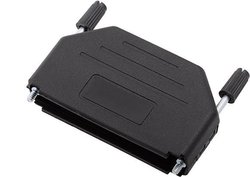 Obudowa złącza D-SUB encitech DPPK37-BK-K 6260-0101-04, tworzywo sztuczne, 180 °, 1 szt.