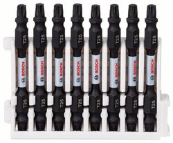 Zestaw bitów podwójnych Impact Control, 8 częściowy, T25-T25, 65 mm Bity dwustronne Bosch Accessories  2608522340 1 zest.