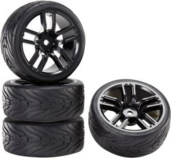 Kompletne koła REELY 1:10 ROAD MODEL GT Black / Devil (4) Koło kompletne Reely GTRNK + Devil 1:10 Devil 4 szt.