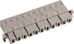 Listwa złączy Typ H11F DIN 41612 typ H11F Faston Ag/Ni ept, 114-40040, 1 szt.