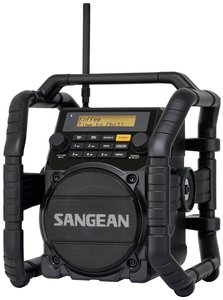 Radio na budowę Sangean U-5 DBT DAB+, UKW wodoodporny, pyłoszczelny, wstrząsoodporny czarny