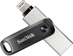 Pamięć USB do Tabletów i Smartfonów SanDisk SDIX60N-128G-GN6NE, 128 GB, USB 3.2 Gen 1 (USB 3.0), Apple Lightning