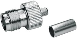 Złącze TNC Telegärtner J01011A2287 J01011A2287 złącze żeńskie proste 50 Ω 1 szt.