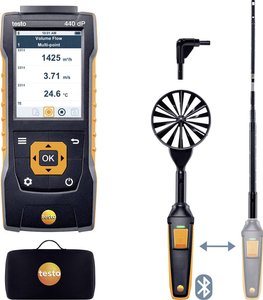 Anemometr testo 440 Set1 delta P, 0563 4409