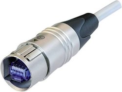 Kabel LAN RJ45, Neutrik NKE6S-3 NKE6S-3, S/FTP, CAT 6, 3.00 m, biały