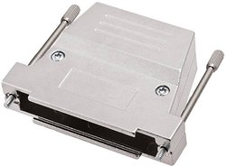 Obudowa złącza D-SUB encitech DTXL37-LJS-T-K 6560-0213-34, odlew cynkowy, 180 °, 1 szt.