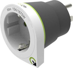 Adapter podróżny Europa (zestyk ochronny) do USA. Adapter podróżny Q2 Power 1.200110