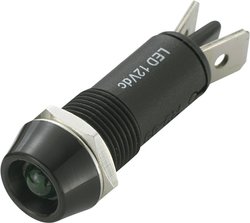 Lampka sygnalizacyjna LED TRU COMPONENTS TC-R9-88L-01-BG 1587987, 250 mcd, 12 V/DC, 10 mm