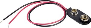 Klips baterii TRU COMPONENTS BS-ER-36-200 1 x Blok. 9 V , Złącze zatrzaskowe, (D x S) 31 mm x 14 mm