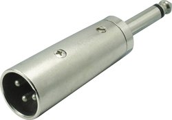 Adapter XLR złącze męskie XLR - złącze męskie jack 6,3 mm Mono Kash 55030 1 szt.