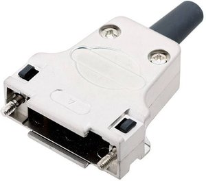 Obudowa złącza D-SUB encitech DTZF15-RGL-K 7960-0207-02, odlew cynkowy, 180 °, 1 szt.