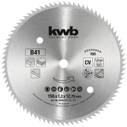 Tarcze do pił tarczowych do drewna profilowego do ręcznych pilarek tarczowych Ø 156 x 12,75 mm Tarcza tnąca kwb  156 x 12.75 mm 1 szt.
