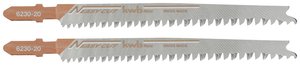 Brzeszczoty do wyrzynarek EASY CUT, do obróbki drewna, HCS kwb  623020 2 szt.