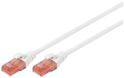 kabel LAN Digitus DK-1617-020/WH, 1 szt., RJ45, CAT 6, U/UTP, 2.00 m, biały
