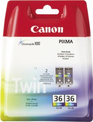 #####Tinte tusz oryginalny Canon CLI-36 Zamiennik Canon CLI-36 Cyjan, Magenta, Żółty