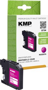 KMP Tusz Zamiennik Brother LC-22UM Magenta  atrament KMP B73M 1536,4006, 1 szt.