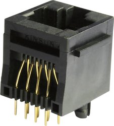 złącze żeńskie do wbudowania pionowego RJ45 econ connect MEB8/8PST  1 szt.