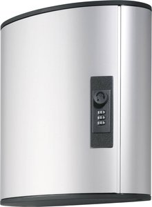 Szafka na klucze DURABLE KEY BOX CODE 36 zawiera 6 breloków do kluczy (różne kolory) aluminium srebrny metalik Szafka na klucze Durable KEY BOX CODE 36 - 1966 196623 Ilośc haków 36