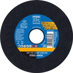 Tarcza tnąca prosta PFERD PSF STEELOX 61730121 115 mm 25 szt.