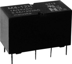 Przekaźnik 2-biegunowy UM  M4-05H 5 V/DC 2 x zestyk przełączny
