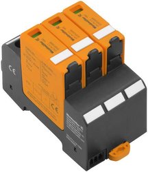 Ochronnik przeciwprzepięciowy (energetyka/zasilanie), Typ II, DC, 1000 V Ogranicznik wtykowy Weidmüller 2530550000 1 szt.