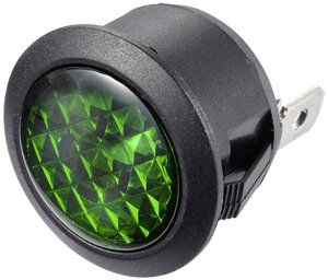 TRU COMPONENTS TC-11193652 Standardowa lampa sygnałowa z żarówką     zielony 1 szt.