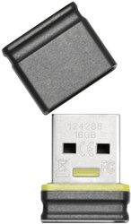Pendrive USB 2.0 Platinum Mini, 16 GB, czarny, 10 MB/s / 3 MB/s, ultra mały