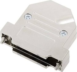 Obudowa złącza D-SUB encitech D45NT25-M-K 1060-0106-13, tworzywo sztuczne, metalizowane, 45 °, 1 szt.
