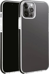 Vivanco Rock Solid Futerał backcase Apple iPhone 13 Pro przeźroczysty, czarny Ładowarka indukcyjna, Odporny na wstrząsy