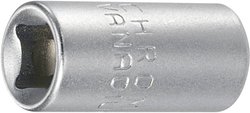 Przejściówka Toolcraft, 6,3 mm szcześciokąt/ 6,3 mm czterokąt