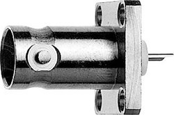 Złącze BNC Telegärtner J01001A0612 J01001A0612 złącze żeńskie z kołnierzem 50 Ω 1 szt.