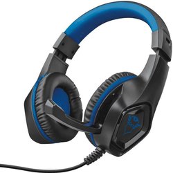 Zestaw słuchawkowy Over Ear Trust GXT404B Rana 23309 Stereo czarny, niebieski