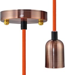 Lampa sufitowa, podwieszana Segula Miami 50568 E-27  różowy, miedziany