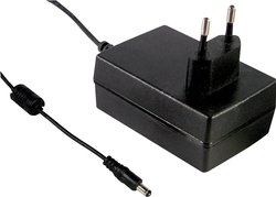 Zasilacz impulsowy zasilacze wtyczkowe serii GSM25E Medical Single moc wyjściowa: 25 W Zasilacz wtyczkowy, stałonapięciowy Mean Well GSM25E12-P1J 2.08 A 25 W