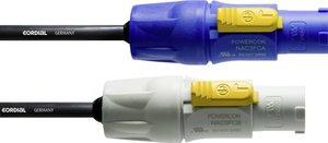 Kabel zasilający 10.00 m niebieski, biały Cordial CFCA 10 FCB