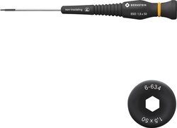 Klucz kołkowy sześciokątny, 1,5 mm, z rozpraszającym ładunek trzonkiem Wkrętak imbusowy Bernstein Tools 6-634 1.5 mm