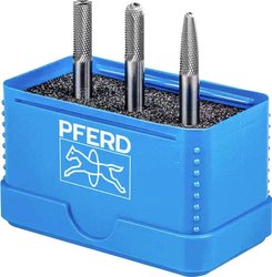 Zestaw frezów z węglików spiekanych 1306 Trzpień ø 6 mm, nacięcie MICRO do obróbki precyzyjnej Zestaw frezów PFERD 1306 MICRO 21901306, 1 szt.