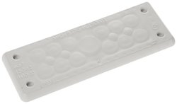 Płyta przelotowa Trelleborg MH-24 F 17-3 LIGHT GREY UL94 V-0 IP65 TPE Screw 107466B, (D x S x W) 154 x 56 x 19 mm, TPE, 1 szt.