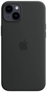 Apple Silicon Case MagSafe Case Apple iPhone 14 Plus czarny Ładowarka indukcyjna, Odporny na wstrząsy