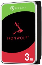 Seagate IronWolf™ 3 TB  Dysk twardy wewnętrzny, 3,5'' (8,9 cm) SATA III ST3000VN006 Opakowanie zastępcze