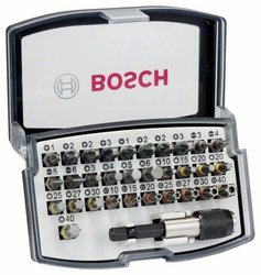 Zestaw końcówek wkrętakowych Bosch 32 sztuki. z uniwersalnym uchwytem Bity Bosch Accessories  2607017564 1 zest.