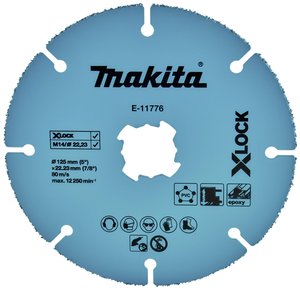 Tarcza tnąca prosta Makita Trennscheibe 125mm Uni.X-Lock E-11776 125 mm 1 szt.