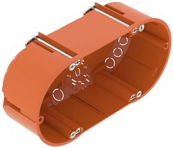 Gniazdo do ściany szczelinowej OBO Bettermann HG 47-DV 2003822, 68 mm x 142 mm x 47 mm, 10 szt.